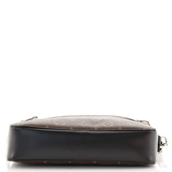 Kasai Clutch Macassar Monogram Canvas Shoulder Bag - Picture 4 of 7